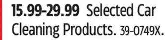 Canadian Tire Sonax Selected Car Cleaning Products offer