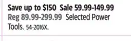 Canadian Tire MAXIMUM Selected Power Tools offer