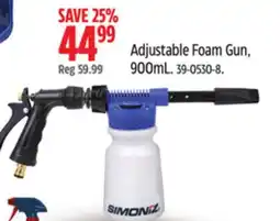 Canadian Tire Simoniz Adjustable Foam Gun offer