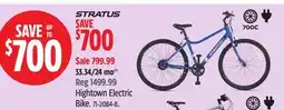 Canadian Tire Stratus Hightown Electric Bike offer
