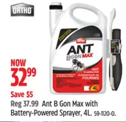 Canadian Tire Ortho Ant B Gon Max with Battery-Powered Sprayer offer