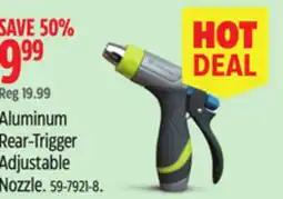Canadian Tire Yardworks Aluminum Rear-Trigger Adjustable Nozzle offer