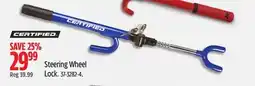 Canadian Tire Certified Steering Wheel Lock offer
