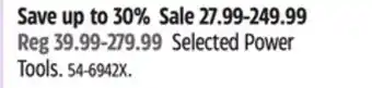 Canadian Tire Evolution Selected Power Tools offer