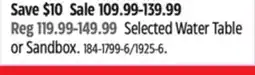 Canadian Tire Step2 Selected Water Table or Sandbox offer