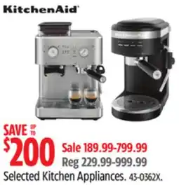 Canadian Tire Kitchen Aid Selected Kitchen Appliances offer