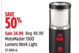 Canadian Tire MotoMaster 1500 Lumens Work Light offer