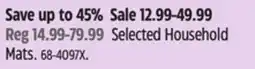 Canadian Tire For Living Selected Household Mats offer