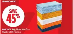 Canadian Tire Simoniz Microfibre Towels offer