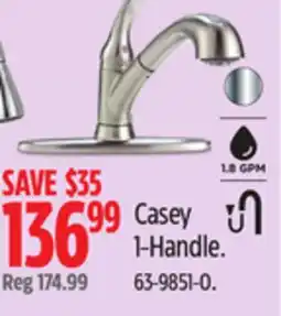 Canadian Tire Delta 1.8 GPM Casey 1-Handle offer