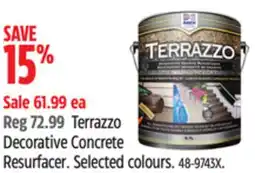 Canadian Tire Terrazzo Decorative Concrete Resurfacer offer