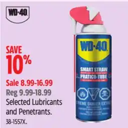Canadian Tire Wd-40 Selected Lubricants and Penetrants offer