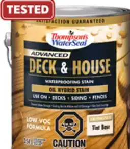 Canadian Tire Thompson's Deck & House Waterproofing Stain offer