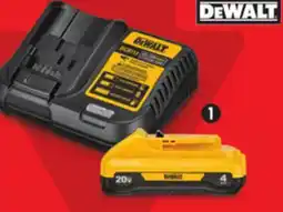 Canadian Tire DEWALT 20V MAX 4Ah Compact Battery Starter Kit offer