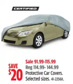 Canadian Tire Certified Protective Car Covers offer