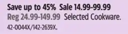 Canadian Tire T-Fal Selected Cookware offer