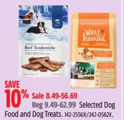 Canadian Tire Caledon-farms Selected Dog Food and Dog Treats offer