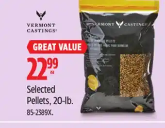 Canadian Tire Vermont Castings Selected Pellets offer