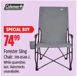 Canadian Tire Coleman Forester Sling Chair offer