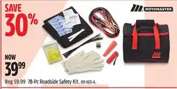 Canadian Tire MotorMaster 78-Pc Roadside Safety Kit offer