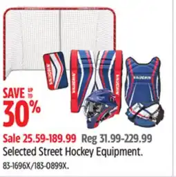 Canadian Tire ELITE Selected Street Hockey Equipment offer