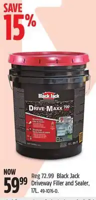 Canadian Tire Black Jack Driveway Filler and Sealer offer