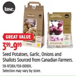 Canadian Tire Bulbs are Easy Seed Potatoes, Garlic, Onions and Shallots Sourced from Canadian Farmers offer
