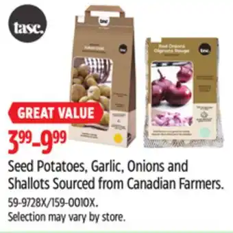 Canadian Tire Bulbs are Easy Seed Potatoes, Garlic, Onions and Shallots Sourced from Canadian Farmers offer