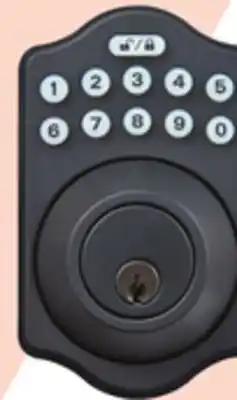 Canadian Tire EZSET Electronic Deadbolt offer