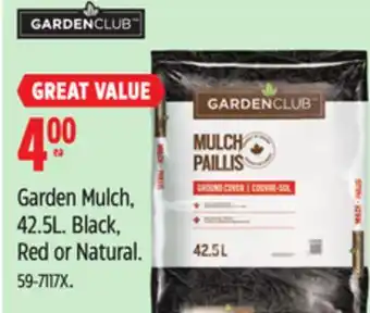 Canadian Tire Garden Club Garden Mulch offer