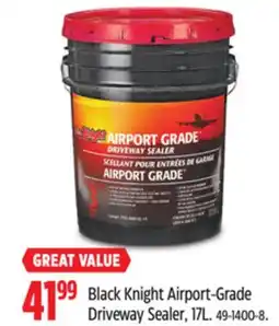 Canadian Tire Black Knight Airport-Grade Driveway Sealer offer