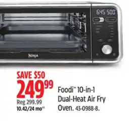 Canadian Tire Ninja Foodi 10-in-1 Dual-Heat Air Fry Oven offer