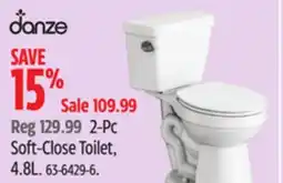 Canadian Tire Danze Soft-Close Toilet, 4.8L offer