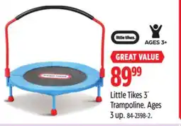 Canadian Tire Little Tikes 3´ Trampoline offer