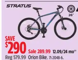 Canadian Tire STRATUS Orion Bike offer