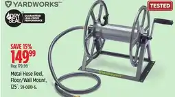 Canadian Tire Yardworks Metal Hose Reel, Floor/Wall Mount offer