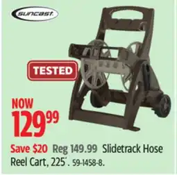 Canadian Tire Suncast Slidetrack Hose Reel Cart offer