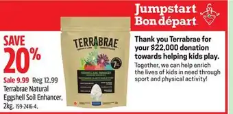 Canadian Tire Terrabrae Natural Eggshell Soil Enhancer offer