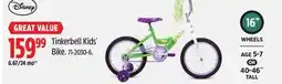 Canadian Tire Disney Tinkerbell Kids' Bike offer