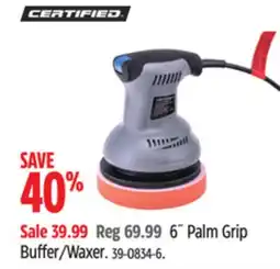 Canadian Tire Certified 6˝ Palm Grip Buffer/Waxer offer