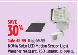 Canadian Tire NOMA Solar LED Motion Sensor Light offer
