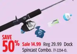 Canadian Tire Profishiency Dock Spincast Combo offer