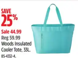 Canadian Tire Outbound Woods Insulated Cooler Tote offer