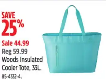 Canadian Tire Outbound Woods Insulated Cooler Tote offer