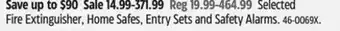 Canadian Tire Garrison Selected Fire Extinguisher offer