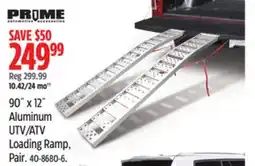 Canadian Tire 90˝ x 12˝ Aluminum UTV/ATV Loading Ramp offer