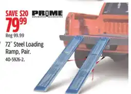 Canadian Tire Prime1 72˝ Steel Loading Ramp, Pair offer