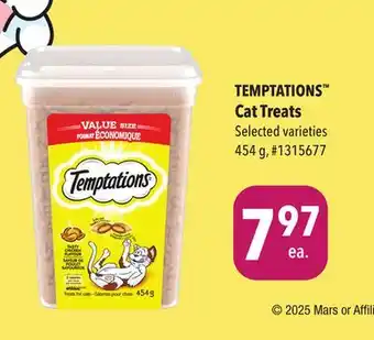 Giant Tiger TEMPTATIONS Cat Treats offer