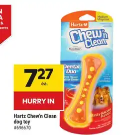 Giant Tiger Hartz Chew'n Clean dog toy offer