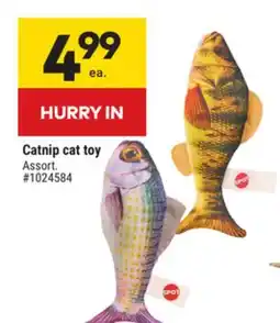 Giant Tiger Catnip cat toy offer